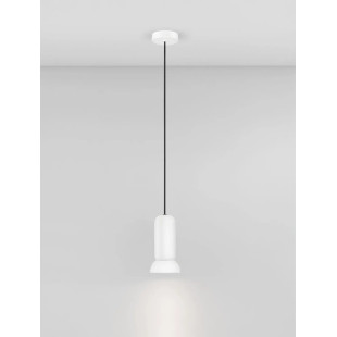 Lampa wisząca ceramiczna Arlo 11cm kamienny biały