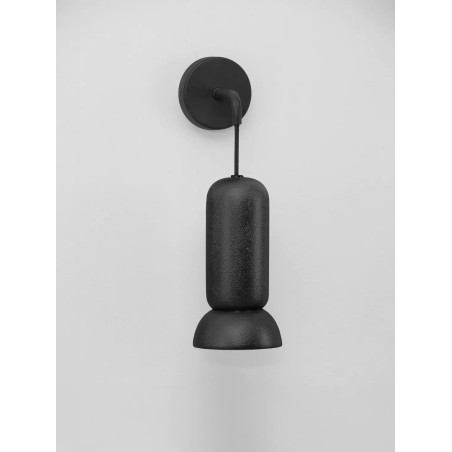 Kinkiet wiszący ceramiczny Arlo czarny