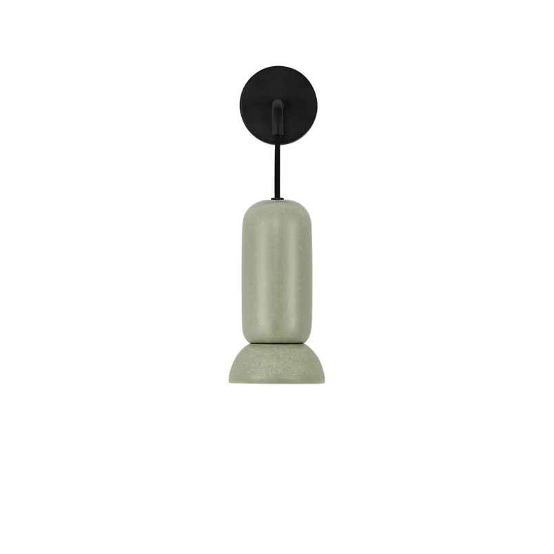 Kinkiet wiszący ceramiczny Arlo zielony