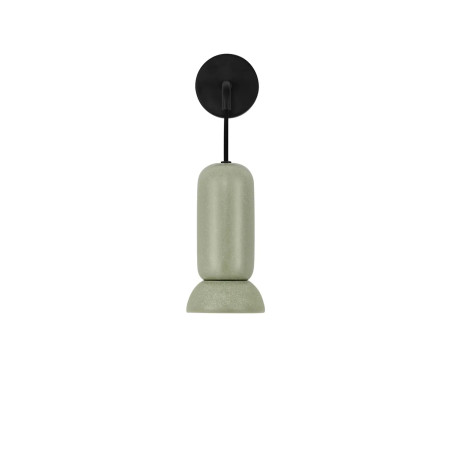 Kinkiet wiszący ceramiczny Arlo zielony