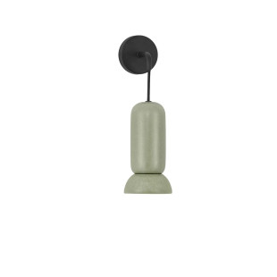 Kinkiet wiszący ceramiczny Arlo zielony