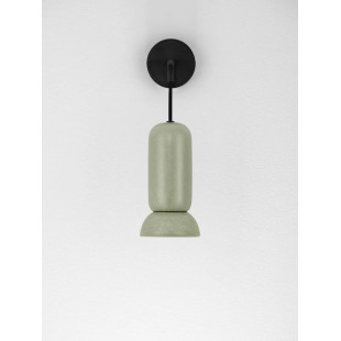 Kinkiet wiszący ceramiczny Arlo zielony
