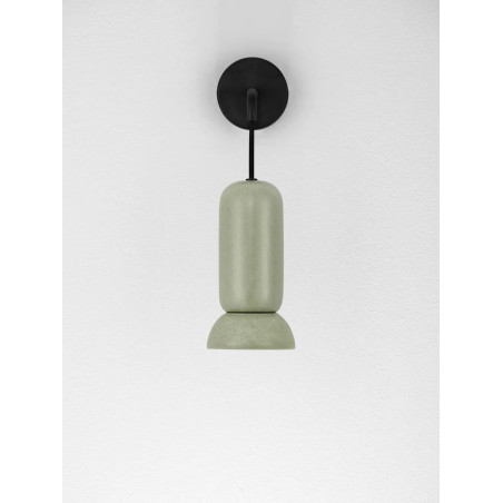 Kinkiet wiszący ceramiczny Arlo zielony