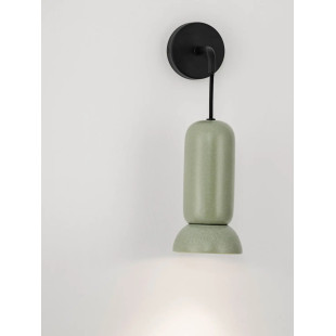 Kinkiet wiszący ceramiczny Arlo zielony