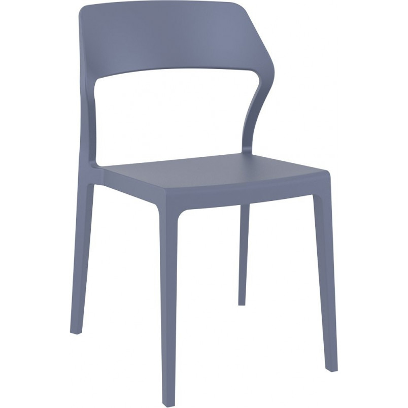 Krzesło Snow Siesta - Ciemnoszare, Design i Komfort