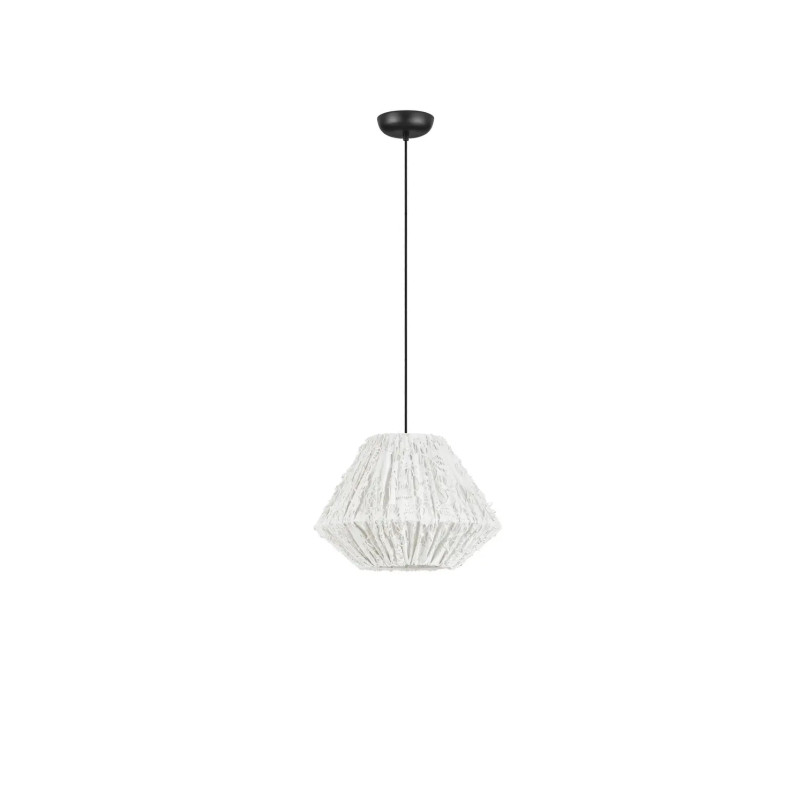 Lampa wisząca japandi Sabi Art-Made 45cm len / pulpa papierowa