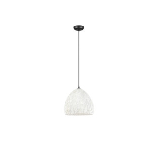 Lampa wisząca japandi Sabi Art-Made 35cm len / pulpa papierowa