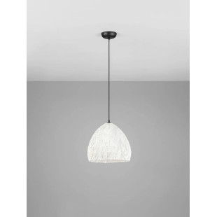 Lampa wisząca japandi Sabi Art-Made 35cm len / pulpa papierowa