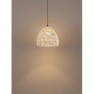 Lampa wisząca japandi Sabi Art-Made 35cm len / pulpa papierowa