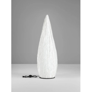 Lampa podłogowa japandi Sabi Art-Made 120cm len / pulpa papierowa