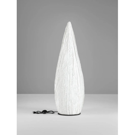 Lampa podłogowa japandi Sabi Art-Made 120cm len / pulpa papierowa