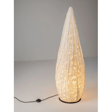 Lampa podłogowa japandi Sabi Art-Made 120cm len / pulpa papierowa