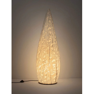 Lampa podłogowa japandi Sabi Art-Made 120cm len / pulpa papierowa