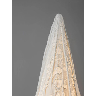 Lampa podłogowa japandi Sabi Art-Made 120cm len / pulpa papierowa