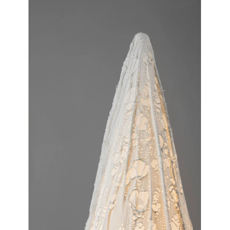 Lampa podłogowa japandi Sabi Art-Made 120cm len / pulpa papierowa