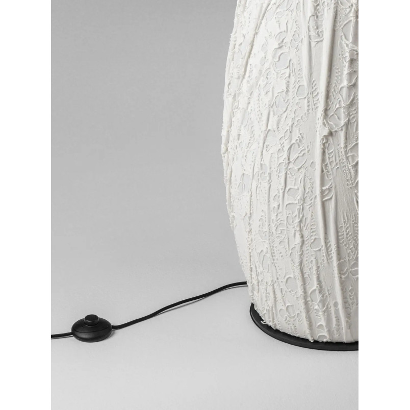 Lampa podłogowa japandi Sabi Art-Made 120cm len / pulpa papierowa