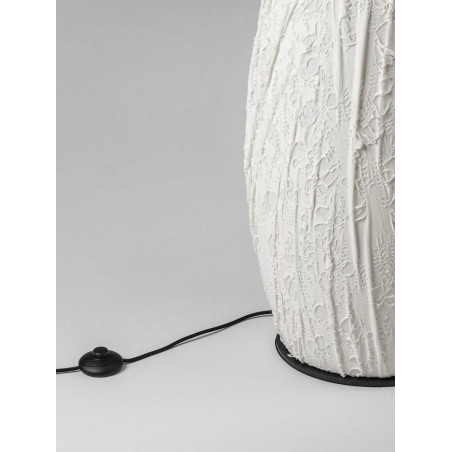 Lampa podłogowa japandi Sabi Art-Made 120cm len / pulpa papierowa