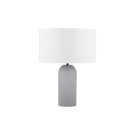 Lampa stołowa japandi na betonowej podstawie Rallio 35 H:47cm szara