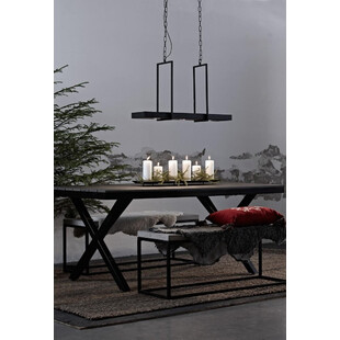 Lampa Wisząca Loft Czarna Markslojd z Półką LED 80cm | Kup Teraz
