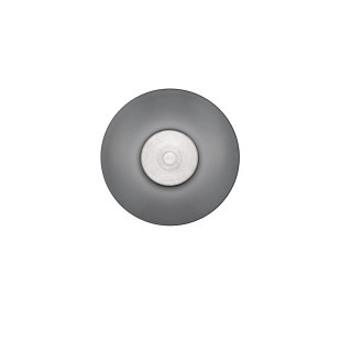 Kinkiet szklany designerski Loggi 15cm LED 3000K szkło dymione / ciemny nikiel