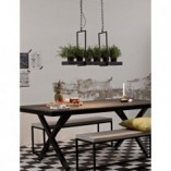 Lampa Wisząca Loft Czarna Markslojd z Półką LED 80cm | Kup Teraz