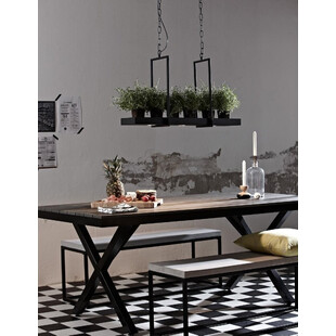 Lampa Wisząca Loft Czarna Markslojd z Półką LED 80cm | Kup Teraz