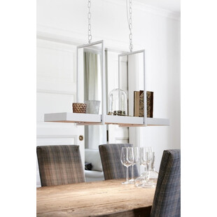 Lampa wisząca LED biała Markslojd z półką | 80cm