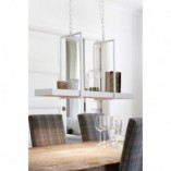 Lampa wisząca LED biała Markslojd z półką | 80cm