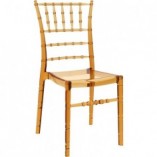 Krzesło Chiavari bursztynowe Siesta | Eleganckie i trwałe