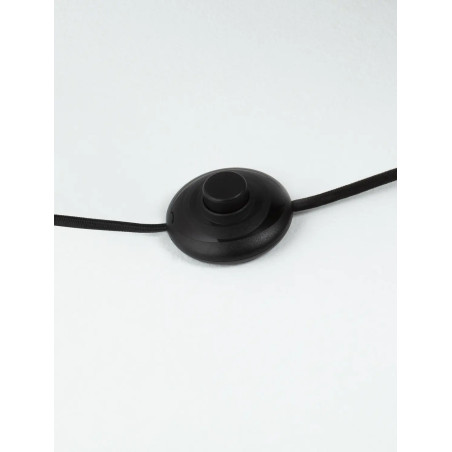 Lampa podłogowa rustykalna ze sznurka  Bovel 38cm H136cm brązowa