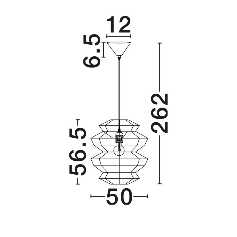 Lampa wisząca sznurkowa boho Sajio 40cm H56,5cm czarna
