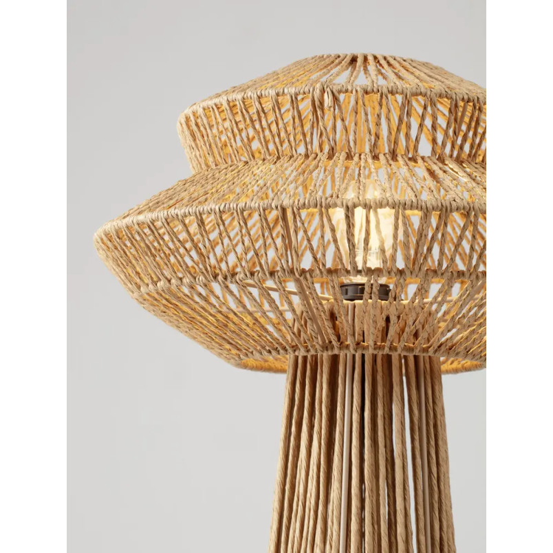 Lampa podlogowa sznurkowa boho Sajio 39,5cm H90,5cm