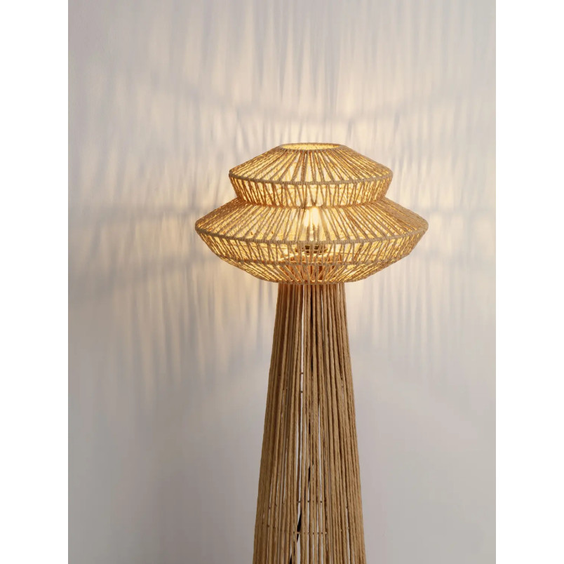 Lampa podlogowa sznurkowa boho Sajio 39,5cm H90,5cm