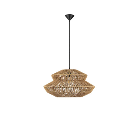Lampa wisząca sznurkowa boho Sajio 50cm brązowa