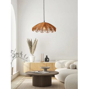 Lampa wisząca rattanowa boho Senjo 42cm