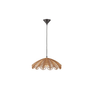 Lampa wisząca rattanowa boho Senjo 42cm