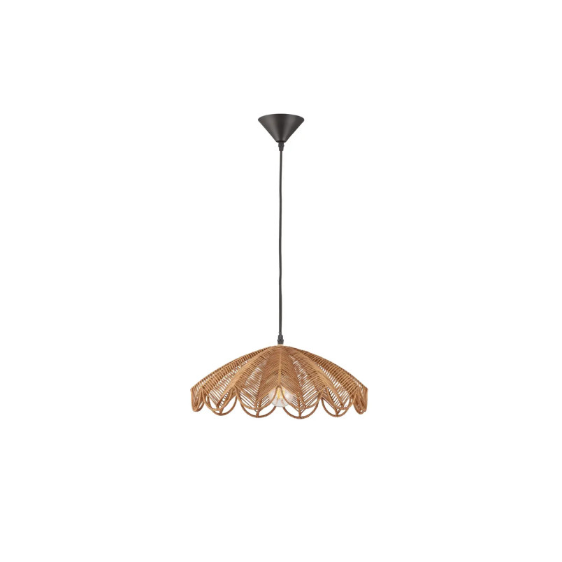 Lampa wisząca rattanowa boho Senjo 42cm
