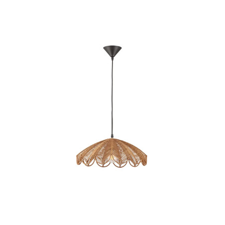 Lampa wisząca rattanowa boho Senjo 42cm
