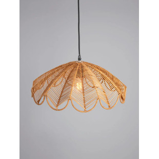 Lampa wisząca rattanowa boho Senjo 42cm