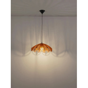 Lampa wisząca rattanowa boho Senjo 42cm