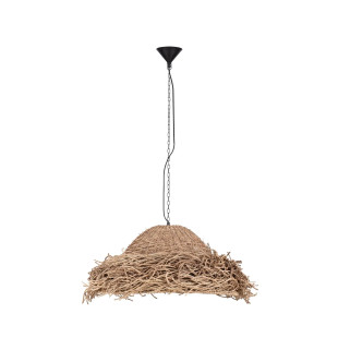Duża lampa wisząca boho z trawy morskiej Nizza 86cm