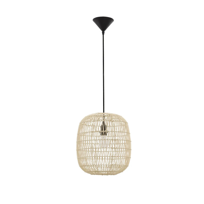 Lampa wisząca rattanowa boho Iwaki 30,5cm