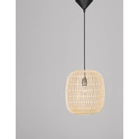 Lampa wisząca rattanowa boho Iwaki 30,5cm