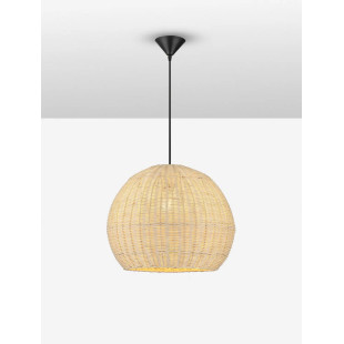 Lampa wisząca rattanowa kula Machi 39cm