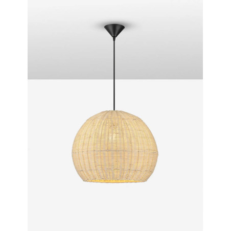 Lampa wisząca rattanowa kula Machi 39cm
