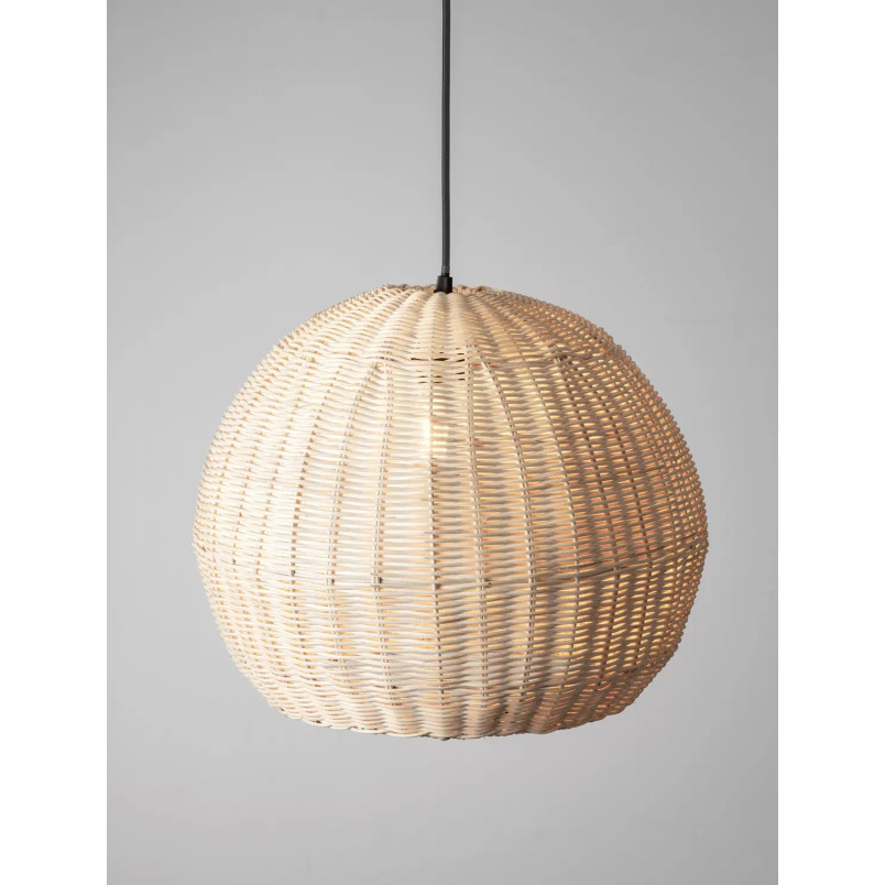 Lampa wisząca rattanowa kula Machi 39cm