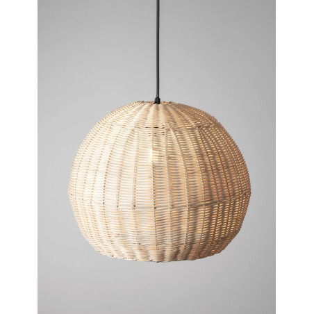 Lampa wisząca rattanowa kula Machi 39cm