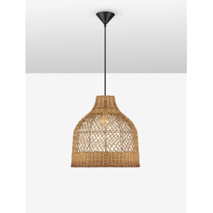 Lampa wisząca rattanowa Yuzu 40,5cm H:41,5cm miodowy rattan