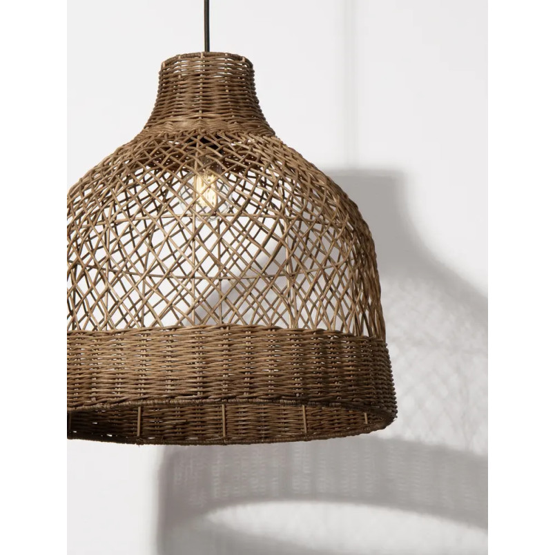 Lampa wisząca rattanowa Yuzu 40,5cm H:41,5cm brązowy rattan