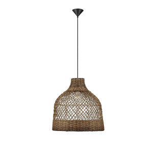 Lampa wisząca rattanowa Yuzu 40,5cm H:41,5cm brązowy rattan